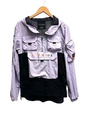 Life Code Progressive Lavender Pullover Windbreaker Jacket